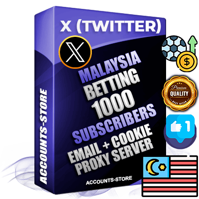 Professional Malaysian PREMIUM X (Twitter) accounts of manual registration and farming for the SPORTS BETTING niche with high trust history photos and tweets — fully themed and optimized for SPORTS BETTING advertising and promotion — 1000 niche-related live active followers 2009–2014 registration year Verified Email (Included) + Cookie JSON for secure import and login to the account + User Agent + High-quality filling (Photo Header Posts). Fully ready for targeted campaigns and ad launches from any country. Perfectly hold ads without bans. Ideal for any earning schemes affiliate promotions and marketing projects. Quality unlimited IPv4 proxy server included. Professional Malaysian PREMIUM X (Twitter) accounts of manual registration and farming for the SPORTS BETTING niche with high trust history photos and tweets — fully themed and optimized for SPORTS BETTING advertising and promotion — 1000 niche-related live active followers 2009–2014 registration year Verified Email (Included) + Cookie JSON for secure import and login to the account + User Agent + High-quality filling (Photo Header Posts). Fully ready for targeted campaigns and ad launches from any country. Perfectly hold ads without bans. Ideal for any earning schemes affiliate promotions and marketing projects. Quality unlimited IPv4 proxy server included.