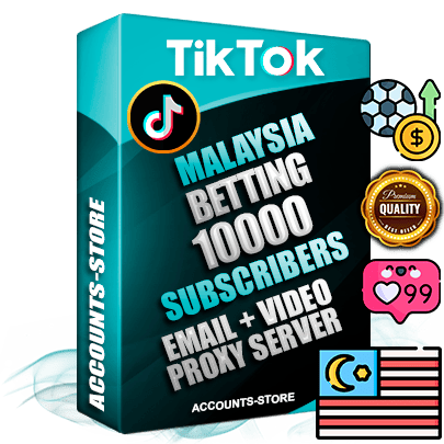 Professional Malaysian PREMIUM TikTok accounts of manual registration and farming for the SPORTS BETTING niche with high trust history profile photos and videos — fully themed and optimized for SPORTS BETTING advertising and promotion — 10000 niche-related live active subscribers 2018–2022 registration years Verified Email (included) + Cookie JSON for secure import and login to the account + User Agent + high-quality content filling (profile photo banner and videos). Fully ready for targeted campaigns and ad launches from any country. Perfectly holds ads without bans. Ideal for any earning schemes affiliate promotions and marketing projects. Quality unlimited IPv4 proxy server included.