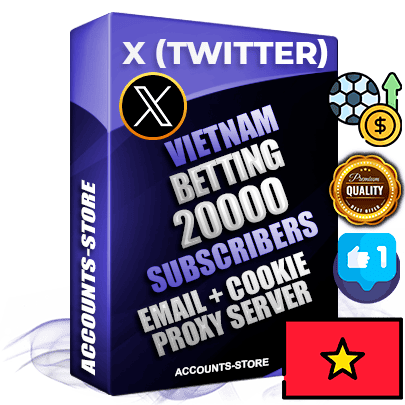 Professional Vietnamese PREMIUM X (Twitter) accounts of manual registration and farming for the SPORTS BETTING niche with high trust history photos and tweets — fully themed and optimized for SPORTS BETTING advertising and promotion — 20000 niche-related live active followers 2009–2014 registration year Verified Email (Included) + Cookie JSON for secure import and login to the account + User Agent + High-quality filling (Photo Header Posts). Fully ready for targeted campaigns and ad launches from any country. Perfectly hold ads without bans. Ideal for any earning schemes affiliate promotions and marketing projects. Quality unlimited IPv4 proxy server included. Professional Vietnamese PREMIUM X (Twitter) accounts of manual registration and farming for the SPORTS BETTING niche with high trust history photos and tweets — fully themed and optimized for SPORTS BETTING advertising and promotion — 20000 niche-related live active followers 2009–2014 registration year Verified Email (Included) + Cookie JSON for secure import and login to the account + User Agent + High-quality filling (Photo Header Posts). Fully ready for targeted campaigns and ad launches from any country. Perfectly hold ads without bans. Ideal for any earning schemes affiliate promotions and marketing projects. Quality unlimited IPv4 proxy server included.