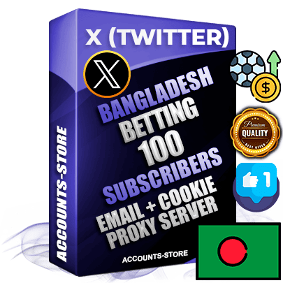 Professional Bangladeshi PREMIUM X (Twitter) accounts of manual registration and farming for the SPORTS BETTING niche with high trust history photos and tweets — fully themed and optimized for SPORTS BETTING advertising and promotion — 100 niche-related live active followers 2009–2014 registration year Verified Email (Included) + Cookie JSON for secure import and login to the account + User Agent + High-quality filling (Photo Header Posts). Fully ready for targeted campaigns and ad launches from any country. Perfectly hold ads without bans. Ideal for any earning schemes affiliate promotions and marketing projects. Quality unlimited IPv4 proxy server included.