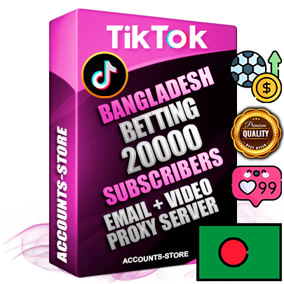 Professional Bangladeshi PREMIUM TikTok accounts of manual registration and farming for the SPORTS BETTING niche with high trust history profile photos and videos — fully themed and optimized for SPORTS BETTING advertising and promotion — 20000 niche-related live active subscribers 2018–2022 registration years Verified Email (included) + Cookie JSON for secure import and login to the account + User Agent + high-quality content filling (profile photo banner and videos). Fully ready for targeted campaigns and ad launches from any country. Perfectly holds ads without bans. Ideal for any earning schemes affiliate promotions and marketing projects. Quality unlimited IPv4 proxy server included. Professional Bangladeshi PREMIUM TikTok accounts of manual registration and farming for the SPORTS BETTING niche with high trust history profile photos and videos — fully themed and optimized for SPORTS BETTING advertising and promotion — 20000 niche-related live active subscribers 2018–2022 registration years Verified Email (included) + Cookie JSON for secure import and login to the account + User Agent + high-quality content filling (profile photo banner and videos). Fully ready for targeted campaigns and ad launches from any country. Perfectly holds ads without bans. Ideal for any earning schemes affiliate promotions and marketing projects. Quality unlimited IPv4 proxy server included.