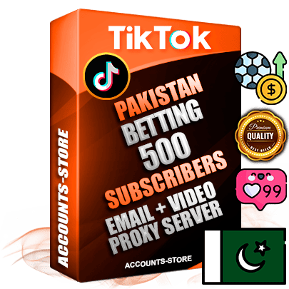 Professional Pakistani PREMIUM TikTok accounts of manual registration and farming for the SPORTS BETTING niche with high trust history profile photos and videos — fully themed and optimized for SPORTS BETTING advertising and promotion — 500 niche-related live active subscribers 2018–2022 registration years Verified Email (included) + Cookie JSON for secure import and login to the account + User Agent + high-quality content filling (profile photo banner and videos). Fully ready for targeted campaigns and ad launches from any country. Perfectly holds ads without bans. Ideal for any earning schemes affiliate promotions and marketing projects. Quality unlimited IPv4 proxy server included.