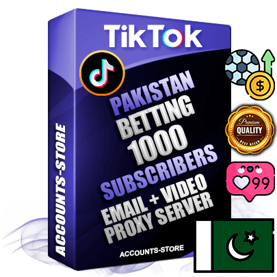 Professional Pakistani PREMIUM TikTok accounts of manual registration and farming for the SPORTS BETTING niche with high trust history profile photos and videos — fully themed and optimized for SPORTS BETTING advertising and promotion — 1000 niche-related live active subscribers 2018–2022 registration years Verified Email (included) + Cookie JSON for secure import and login to the account + User Agent + high-quality content filling (profile photo banner and videos). Fully ready for targeted campaigns and ad launches from any country. Perfectly holds ads without bans. Ideal for any earning schemes affiliate promotions and marketing projects. Quality unlimited IPv4 proxy server included.