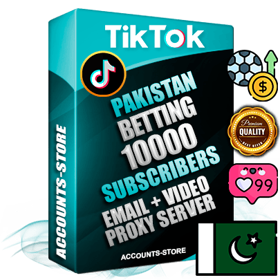 Professional Pakistani PREMIUM TikTok accounts of manual registration and farming for the SPORTS BETTING niche with high trust history profile photos and videos — fully themed and optimized for SPORTS BETTING advertising and promotion — 10000 niche-related live active subscribers 2018–2022 registration years Verified Email (included) + Cookie JSON for secure import and login to the account + User Agent + high-quality content filling (profile photo banner and videos). Fully ready for targeted campaigns and ad launches from any country. Perfectly holds ads without bans. Ideal for any earning schemes affiliate promotions and marketing projects. Quality unlimited IPv4 proxy server included.