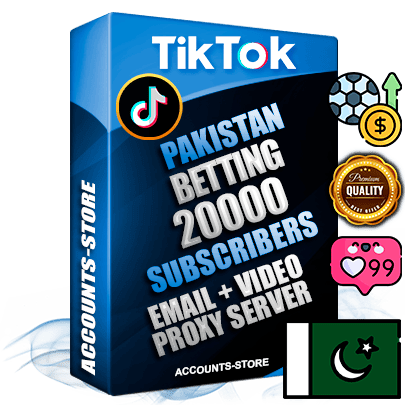 Professional Pakistani PREMIUM TikTok accounts of manual registration and farming for the SPORTS BETTING niche with high trust history profile photos and videos — fully themed and optimized for SPORTS BETTING advertising and promotion — 20000 niche-related live active subscribers 2018–2022 registration years Verified Email (included) + Cookie JSON for secure import and login to the account + User Agent + high-quality content filling (profile photo banner and videos). Fully ready for targeted campaigns and ad launches from any country. Perfectly holds ads without bans. Ideal for any earning schemes affiliate promotions and marketing projects. Quality unlimited IPv4 proxy server included. Professional Pakistani PREMIUM TikTok accounts of manual registration and farming for the SPORTS BETTING niche with high trust history profile photos and videos — fully themed and optimized for SPORTS BETTING advertising and promotion — 20000 niche-related live active subscribers 2018–2022 registration years Verified Email (included) + Cookie JSON for secure import and login to the account + User Agent + high-quality content filling (profile photo banner and videos). Fully ready for targeted campaigns and ad launches from any country. Perfectly holds ads without bans. Ideal for any earning schemes affiliate promotions and marketing projects. Quality unlimited IPv4 proxy server included.