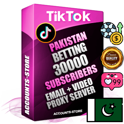 Professional Pakistani PREMIUM TikTok accounts of manual registration and farming for the SPORTS BETTING niche with high trust history profile photos and videos — fully themed and optimized for SPORTS BETTING advertising and promotion — 30000 niche-related live active subscribers 2018–2022 registration years Verified Email (included) + Cookie JSON for secure import and login to the account + User Agent + high-quality content filling (profile photo banner and videos). Fully ready for targeted campaigns and ad launches from any country. Perfectly holds ads without bans. Ideal for any earning schemes affiliate promotions and marketing projects. Quality unlimited IPv4 proxy server included. Professional Pakistani PREMIUM TikTok accounts of manual registration and farming for the SPORTS BETTING niche with high trust history profile photos and videos — fully themed and optimized for SPORTS BETTING advertising and promotion — 30000 niche-related live active subscribers 2018–2022 registration years Verified Email (included) + Cookie JSON for secure import and login to the account + User Agent + high-quality content filling (profile photo banner and videos). Fully ready for targeted campaigns and ad launches from any country. Perfectly holds ads without bans. Ideal for any earning schemes affiliate promotions and marketing projects. Quality unlimited IPv4 proxy server included.