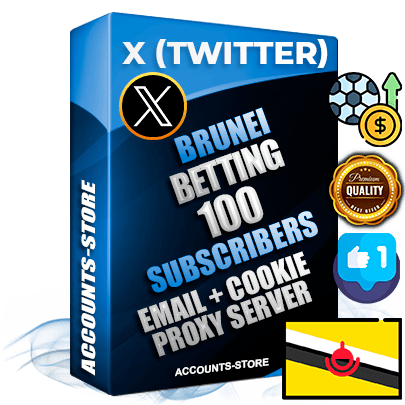 Professional Brunei PREMIUM X (Twitter) accounts of manual registration and farming for the SPORTS BETTING niche with high trust history photos and tweets — fully themed and optimized for SPORTS BETTING advertising and promotion — 100 niche-related live active followers 2009–2014 registration year Verified Email (Included) + Cookie JSON for secure import and login to the account + User Agent + High-quality filling (Photo Header Posts). Fully ready for targeted campaigns and ad launches from any country. Perfectly hold ads without bans. Ideal for any earning schemes affiliate promotions and marketing projects. Quality unlimited IPv4 proxy server included.