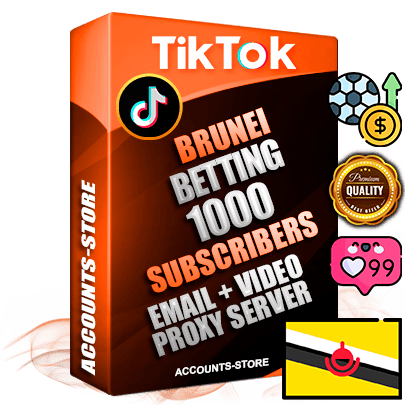 Professional Brunei PREMIUM TikTok accounts of manual registration and farming for the SPORTS BETTING niche with high trust history profile photos and videos — fully themed and optimized for SPORTS BETTING advertising and promotion — 1000 niche-related live active subscribers 2018–2022 registration years Verified Email (included) + Cookie JSON for secure import and login to the account + User Agent + high-quality content filling (profile photo banner and videos). Fully ready for targeted campaigns and ad launches from any country. Perfectly holds ads without bans. Ideal for any earning schemes affiliate promotions and marketing projects. Quality unlimited IPv4 proxy server included. Professional Brunei PREMIUM TikTok accounts of manual registration and farming for the SPORTS BETTING niche with high trust history profile photos and videos — fully themed and optimized for SPORTS BETTING advertising and promotion — 1000 niche-related live active subscribers 2018–2022 registration years Verified Email (included) + Cookie JSON for secure import and login to the account + User Agent + high-quality content filling (profile photo banner and videos). Fully ready for targeted campaigns and ad launches from any country. Perfectly holds ads without bans. Ideal for any earning schemes affiliate promotions and marketing projects. Quality unlimited IPv4 proxy server included.