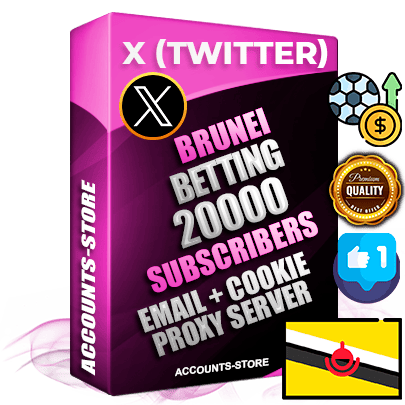 Professional Brunei PREMIUM X (Twitter) accounts of manual registration and farming for the SPORTS BETTING niche with high trust history photos and tweets — fully themed and optimized for SPORTS BETTING advertising and promotion — 20000 niche-related live active followers 2009–2014 registration year Verified Email (Included) + Cookie JSON for secure import and login to the account + User Agent + High-quality filling (Photo Header Posts). Fully ready for targeted campaigns and ad launches from any country. Perfectly hold ads without bans. Ideal for any earning schemes affiliate promotions and marketing projects. Quality unlimited IPv4 proxy server included. Professional Brunei PREMIUM X (Twitter) accounts of manual registration and farming for the SPORTS BETTING niche with high trust history photos and tweets — fully themed and optimized for SPORTS BETTING advertising and promotion — 20000 niche-related live active followers 2009–2014 registration year Verified Email (Included) + Cookie JSON for secure import and login to the account + User Agent + High-quality filling (Photo Header Posts). Fully ready for targeted campaigns and ad launches from any country. Perfectly hold ads without bans. Ideal for any earning schemes affiliate promotions and marketing projects. Quality unlimited IPv4 proxy server included.