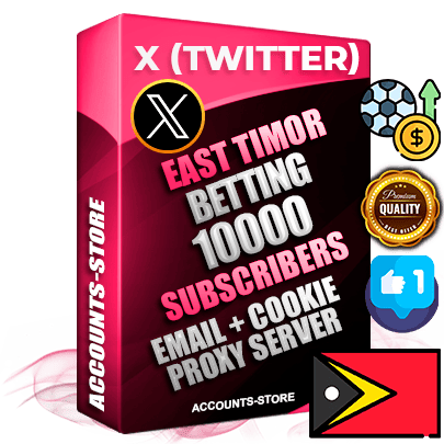 Professional Timorese PREMIUM X (Twitter) accounts of manual registration and farming for the SPORTS BETTING niche with high trust history photos and tweets — fully themed and optimized for SPORTS BETTING advertising and promotion — 10000 niche-related live active followers 2009–2014 registration year Verified Email (Included) + Cookie JSON for secure import and login to the account + User Agent + High-quality filling (Photo Header Posts). Fully ready for targeted campaigns and ad launches from any country. Perfectly hold ads without bans. Ideal for any earning schemes affiliate promotions and marketing projects. Quality unlimited IPv4 proxy server included. Professional Timorese PREMIUM X (Twitter) accounts of manual registration and farming for the SPORTS BETTING niche with high trust history photos and tweets — fully themed and optimized for SPORTS BETTING advertising and promotion — 10000 niche-related live active followers 2009–2014 registration year Verified Email (Included) + Cookie JSON for secure import and login to the account + User Agent + High-quality filling (Photo Header Posts). Fully ready for targeted campaigns and ad launches from any country. Perfectly hold ads without bans. Ideal for any earning schemes affiliate promotions and marketing projects. Quality unlimited IPv4 proxy server included.