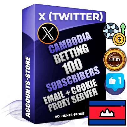 Professional Cambodian PREMIUM X (Twitter) accounts of manual registration and farming for the SPORTS BETTING niche with high trust history photos and tweets — fully themed and optimized for SPORTS BETTING advertising and promotion — 100 niche-related live active followers 2009–2014 registration year Verified Email (Included) + Cookie JSON for secure import and login to the account + User Agent + High-quality filling (Photo Header Posts). Fully ready for targeted campaigns and ad launches from any country. Perfectly hold ads without bans. Ideal for any earning schemes affiliate promotions and marketing projects. Quality unlimited IPv4 proxy server included.