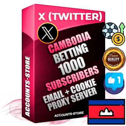 Professional Cambodian PREMIUM X (Twitter) accounts of manual registration and farming for the SPORTS BETTING niche with high trust history photos and tweets — fully themed and optimized for SPORTS BETTING advertising and promotion — 1000 niche-related live active followers 2009–2014 registration year Verified Email (Included) + Cookie JSON for secure import and login to the account + User Agent + High-quality filling (Photo Header Posts). Fully ready for targeted campaigns and ad launches from any country. Perfectly hold ads without bans. Ideal for any earning schemes affiliate promotions and marketing projects. Quality unlimited IPv4 proxy server included. Professional Cambodian PREMIUM X (Twitter) accounts of manual registration and farming for the SPORTS BETTING niche with high trust history photos and tweets — fully themed and optimized for SPORTS BETTING advertising and promotion — 1000 niche-related live active followers 2009–2014 registration year Verified Email (Included) + Cookie JSON for secure import and login to the account + User Agent + High-quality filling (Photo Header Posts). Fully ready for targeted campaigns and ad launches from any country. Perfectly hold ads without bans. Ideal for any earning schemes affiliate promotions and marketing projects. Quality unlimited IPv4 proxy server included.