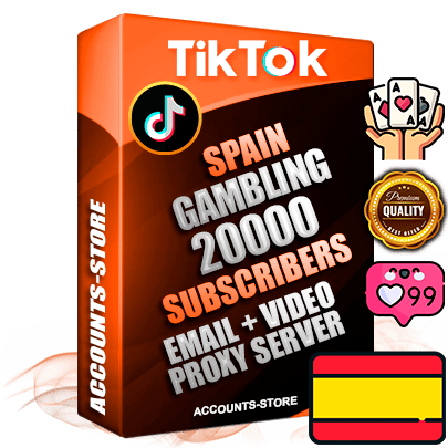 Professional Spanish PREMIUM TikTok accounts of manual registration and farming for the GAMBLING niche with high trust history profile photos and videos — fully themed and optimized for GAMBLING advertising and promotion — 20000 niche-related live active subscribers 2018–2022 registration years Verified Email (included) + Cookie JSON for secure import and login to the account + User Agent + high-quality content filling (profile photo banner and videos). Fully ready for targeted campaigns and ad launches from any country. Perfectly holds ads without bans. Ideal for any earning schemes affiliate promotions and marketing projects. Quality unlimited IPv4 proxy server included. Professional Spanish PREMIUM TikTok accounts of manual registration and farming for the GAMBLING niche with high trust history profile photos and videos — fully themed and optimized for GAMBLING advertising and promotion — 20000 niche-related live active subscribers 2018–2022 registration years Verified Email (included) + Cookie JSON for secure import and login to the account + User Agent + high-quality content filling (profile photo banner and videos). Fully ready for targeted campaigns and ad launches from any country. Perfectly holds ads without bans. Ideal for any earning schemes affiliate promotions and marketing projects. Quality unlimited IPv4 proxy server included.
