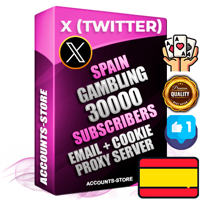 Professional Spanish PREMIUM X (Twitter) accounts of manual registration and farming for the GAMBLING niche with high trust history photos and tweets — fully themed and optimized for GAMBLING advertising and promotion — 30000 niche-related live active followers 2009–2014 registration year Verified Email (Included) + Cookie JSON for secure import and login to the account + User Agent + High-quality filling (Photo Header Posts). Fully ready for targeted campaigns and ad launches from any country. Perfectly hold ads without bans. Ideal for any earning schemes affiliate promotions and marketing projects. Quality unlimited IPv4 proxy server included.