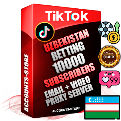 Professional Uzbek PREMIUM TikTok accounts of manual registration and farming for the SPORTS BETTING niche with high trust history profile photos and videos — fully themed and optimized for SPORTS BETTING advertising and promotion — 10000 niche-related live active subscribers 2018–2022 registration years Verified Email (included) + Cookie JSON for secure import and login to the account + User Agent + high-quality content filling (profile photo banner and videos). Fully ready for targeted campaigns and ad launches from any country. Perfectly holds ads without bans. Ideal for any earning schemes affiliate promotions and marketing projects. Quality unlimited IPv4 proxy server included.