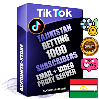 Professional Tajik PREMIUM TikTok accounts of manual registration and farming for the SPORTS BETTING niche with high trust history profile photos and videos — fully themed and optimized for SPORTS BETTING advertising and promotion — 1000 niche-related live active subscribers 2018–2022 registration years Verified Email (included) + Cookie JSON for secure import and login to the account + User Agent + high-quality content filling (profile photo banner and videos). Fully ready for targeted campaigns and ad launches from any country. Perfectly holds ads without bans. Ideal for any earning schemes affiliate promotions and marketing projects. Quality unlimited IPv4 proxy server included.
