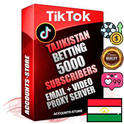 Professional Tajik PREMIUM TikTok accounts of manual registration and farming for the SPORTS BETTING niche with high trust history profile photos and videos — fully themed and optimized for SPORTS BETTING advertising and promotion — 5000 niche-related live active subscribers 2018–2022 registration years Verified Email (included) + Cookie JSON for secure import and login to the account + User Agent + high-quality content filling (profile photo banner and videos). Fully ready for targeted campaigns and ad launches from any country. Perfectly holds ads without bans. Ideal for any earning schemes affiliate promotions and marketing projects. Quality unlimited IPv4 proxy server included.