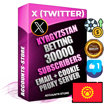 Professional Kyrgyz PREMIUM X (Twitter) accounts of manual registration and farming for the SPORTS BETTING niche with high trust history photos and tweets — fully themed and optimized for SPORTS BETTING advertising and promotion — 30000 niche-related live active followers 2009–2014 registration year Verified Email (Included) + Cookie JSON for secure import and login to the account + User Agent + High-quality filling (Photo Header Posts). Fully ready for targeted campaigns and ad launches from any country. Perfectly hold ads without bans. Ideal for any earning schemes affiliate promotions and marketing projects. Quality unlimited IPv4 proxy server included. Professional Kyrgyz PREMIUM X (Twitter) accounts of manual registration and farming for the SPORTS BETTING niche with high trust history photos and tweets — fully themed and optimized for SPORTS BETTING advertising and promotion — 30000 niche-related live active followers 2009–2014 registration year Verified Email (Included) + Cookie JSON for secure import and login to the account + User Agent + High-quality filling (Photo Header Posts). Fully ready for targeted campaigns and ad launches from any country. Perfectly hold ads without bans. Ideal for any earning schemes affiliate promotions and marketing projects. Quality unlimited IPv4 proxy server included.