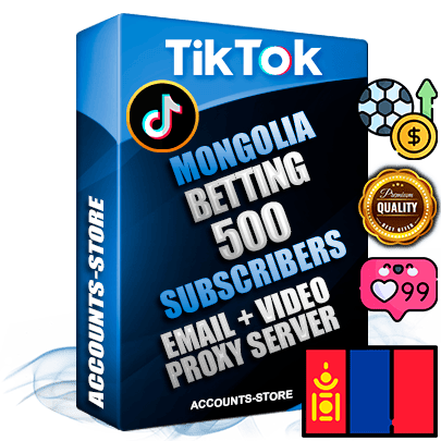 Professional Mongolian PREMIUM TikTok accounts of manual registration and farming for the SPORTS BETTING niche with high trust history profile photos and videos — fully themed and optimized for SPORTS BETTING advertising and promotion — 500 niche-related live active subscribers 2018–2022 registration years Verified Email (included) + Cookie JSON for secure import and login to the account + User Agent + high-quality content filling (profile photo banner and videos). Fully ready for targeted campaigns and ad launches from any country. Perfectly holds ads without bans. Ideal for any earning schemes affiliate promotions and marketing projects. Quality unlimited IPv4 proxy server included. Professional Mongolian PREMIUM TikTok accounts of manual registration and farming for the SPORTS BETTING niche with high trust history profile photos and videos — fully themed and optimized for SPORTS BETTING advertising and promotion — 500 niche-related live active subscribers 2018–2022 registration years Verified Email (included) + Cookie JSON for secure import and login to the account + User Agent + high-quality content filling (profile photo banner and videos). Fully ready for targeted campaigns and ad launches from any country. Perfectly holds ads without bans. Ideal for any earning schemes affiliate promotions and marketing projects. Quality unlimited IPv4 proxy server included.