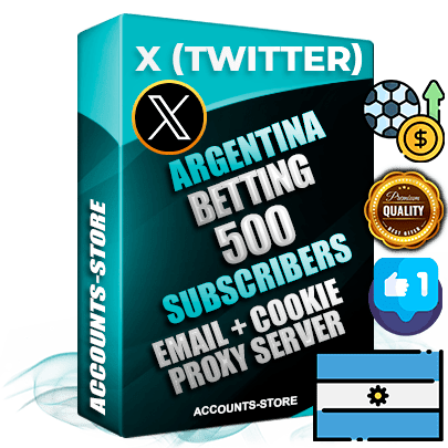 Professional Argentinian PREMIUM X (Twitter) accounts of manual registration and farming for the SPORTS BETTING niche with high trust history photos and tweets — fully themed and optimized for SPORTS BETTING advertising and promotion — 500 niche-related live active followers 2009–2014 registration year Verified Email (Included) + Cookie JSON for secure import and login to the account + User Agent + High-quality filling (Photo Header Posts). Fully ready for targeted campaigns and ad launches from any country. Perfectly hold ads without bans. Ideal for any earning schemes affiliate promotions and marketing projects. Quality unlimited IPv4 proxy server included.