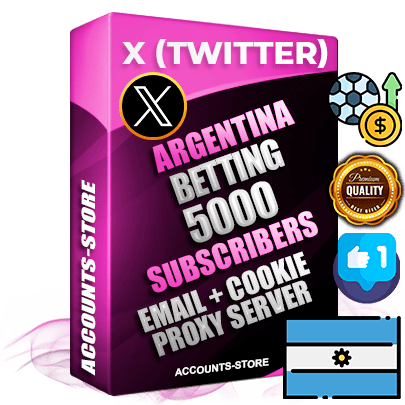 Professional Argentinian PREMIUM X (Twitter) accounts of manual registration and farming for the SPORTS BETTING niche with high trust history photos and tweets — fully themed and optimized for SPORTS BETTING advertising and promotion — 5000 niche-related live active followers 2009–2014 registration year Verified Email (Included) + Cookie JSON for secure import and login to the account + User Agent + High-quality filling (Photo Header Posts). Fully ready for targeted campaigns and ad launches from any country. Perfectly hold ads without bans. Ideal for any earning schemes affiliate promotions and marketing projects. Quality unlimited IPv4 proxy server included.