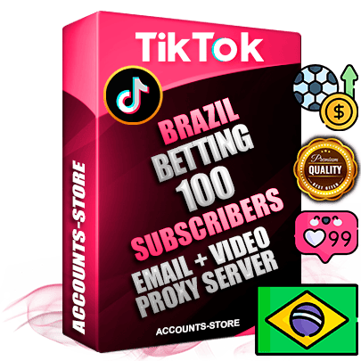 Professional Brazilian PREMIUM TikTok accounts of manual registration and farming for the SPORTS BETTING niche with high trust history profile photos and videos — fully themed and optimized for SPORTS BETTING advertising and promotion — 100 niche-related live active subscribers 2018–2022 registration years Verified Email (included) + Cookie JSON for secure import and login to the account + User Agent + high-quality content filling (profile photo banner and videos). Fully ready for targeted campaigns and ad launches from any country. Perfectly holds ads without bans. Ideal for any earning schemes affiliate promotions and marketing projects. Quality unlimited IPv4 proxy server included.