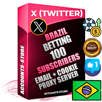 Professional Brazilian PREMIUM X (Twitter) accounts of manual registration and farming for the SPORTS BETTING niche with high trust history photos and tweets — fully themed and optimized for SPORTS BETTING advertising and promotion — 100 niche-related live active followers 2009–2014 registration year Verified Email (Included) + Cookie JSON for secure import and login to the account + User Agent + High-quality filling (Photo Header Posts). Fully ready for targeted campaigns and ad launches from any country. Perfectly hold ads without bans. Ideal for any earning schemes affiliate promotions and marketing projects. Quality unlimited IPv4 proxy server included.