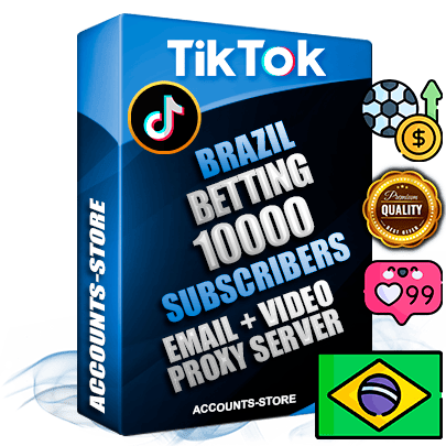 Professional Brazilian PREMIUM TikTok accounts of manual registration and farming for the SPORTS BETTING niche with high trust history profile photos and videos — fully themed and optimized for SPORTS BETTING advertising and promotion — 10000 niche-related live active subscribers 2018–2022 registration years Verified Email (included) + Cookie JSON for secure import and login to the account + User Agent + high-quality content filling (profile photo banner and videos). Fully ready for targeted campaigns and ad launches from any country. Perfectly holds ads without bans. Ideal for any earning schemes affiliate promotions and marketing projects. Quality unlimited IPv4 proxy server included.