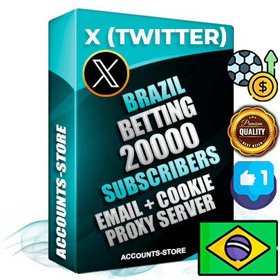 Professional Brazilian PREMIUM X (Twitter) accounts of manual registration and farming for the SPORTS BETTING niche with high trust history photos and tweets — fully themed and optimized for SPORTS BETTING advertising and promotion — 20000 niche-related live active followers 2009–2014 registration year Verified Email (Included) + Cookie JSON for secure import and login to the account + User Agent + High-quality filling (Photo Header Posts). Fully ready for targeted campaigns and ad launches from any country. Perfectly hold ads without bans. Ideal for any earning schemes affiliate promotions and marketing projects. Quality unlimited IPv4 proxy server included.