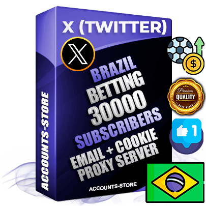 Professional Brazilian PREMIUM X (Twitter) accounts of manual registration and farming for the SPORTS BETTING niche with high trust history photos and tweets — fully themed and optimized for SPORTS BETTING advertising and promotion — 30000 niche-related live active followers 2009–2014 registration year Verified Email (Included) + Cookie JSON for secure import and login to the account + User Agent + High-quality filling (Photo Header Posts). Fully ready for targeted campaigns and ad launches from any country. Perfectly hold ads without bans. Ideal for any earning schemes affiliate promotions and marketing projects. Quality unlimited IPv4 proxy server included.