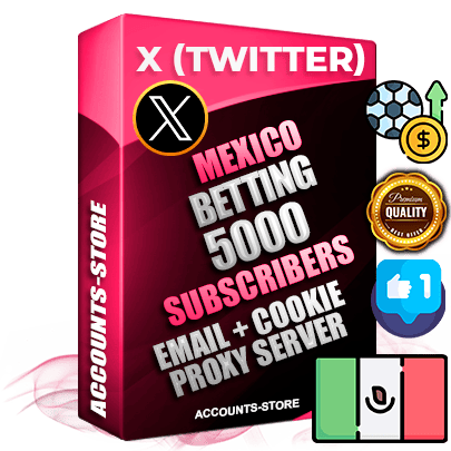 Professional Mexican PREMIUM X (Twitter) accounts of manual registration and farming for the SPORTS BETTING niche with high trust history photos and tweets — fully themed and optimized for SPORTS BETTING advertising and promotion — 5000 niche-related live active followers 2009–2014 registration year Verified Email (Included) + Cookie JSON for secure import and login to the account + User Agent + High-quality filling (Photo Header Posts). Fully ready for targeted campaigns and ad launches from any country. Perfectly hold ads without bans. Ideal for any earning schemes affiliate promotions and marketing projects. Quality unlimited IPv4 proxy server included.