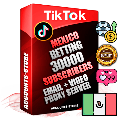 Professional Mexican PREMIUM TikTok accounts of manual registration and farming for the SPORTS BETTING niche with high trust history profile photos and videos — fully themed and optimized for SPORTS BETTING advertising and promotion — 30000 niche-related live active subscribers 2018–2022 registration years Verified Email (included) + Cookie JSON for secure import and login to the account + User Agent + high-quality content filling (profile photo banner and videos). Fully ready for targeted campaigns and ad launches from any country. Perfectly holds ads without bans. Ideal for any earning schemes affiliate promotions and marketing projects. Quality unlimited IPv4 proxy server included. Professional Mexican PREMIUM TikTok accounts of manual registration and farming for the SPORTS BETTING niche with high trust history profile photos and videos — fully themed and optimized for SPORTS BETTING advertising and promotion — 30000 niche-related live active subscribers 2018–2022 registration years Verified Email (included) + Cookie JSON for secure import and login to the account + User Agent + high-quality content filling (profile photo banner and videos). Fully ready for targeted campaigns and ad launches from any country. Perfectly holds ads without bans. Ideal for any earning schemes affiliate promotions and marketing projects. Quality unlimited IPv4 proxy server included.