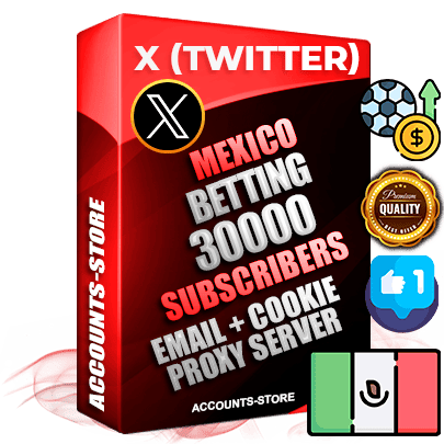 Professional Mexican PREMIUM X (Twitter) accounts of manual registration and farming for the SPORTS BETTING niche with high trust history photos and tweets — fully themed and optimized for SPORTS BETTING advertising and promotion — 30000 niche-related live active followers 2009–2014 registration year Verified Email (Included) + Cookie JSON for secure import and login to the account + User Agent + High-quality filling (Photo Header Posts). Fully ready for targeted campaigns and ad launches from any country. Perfectly hold ads without bans. Ideal for any earning schemes affiliate promotions and marketing projects. Quality unlimited IPv4 proxy server included. Professional Mexican PREMIUM X (Twitter) accounts of manual registration and farming for the SPORTS BETTING niche with high trust history photos and tweets — fully themed and optimized for SPORTS BETTING advertising and promotion — 30000 niche-related live active followers 2009–2014 registration year Verified Email (Included) + Cookie JSON for secure import and login to the account + User Agent + High-quality filling (Photo Header Posts). Fully ready for targeted campaigns and ad launches from any country. Perfectly hold ads without bans. Ideal for any earning schemes affiliate promotions and marketing projects. Quality unlimited IPv4 proxy server included.