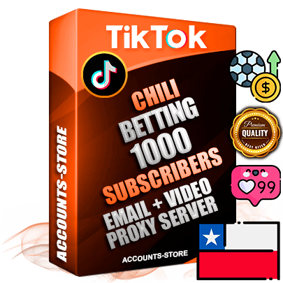 Professional Chilean PREMIUM TikTok accounts of manual registration and farming for the SPORTS BETTING niche with high trust history profile photos and videos — fully themed and optimized for SPORTS BETTING advertising and promotion — 1000 niche-related live active subscribers 2018–2022 registration years Verified Email (included) + Cookie JSON for secure import and login to the account + User Agent + high-quality content filling (profile photo banner and videos). Fully ready for targeted campaigns and ad launches from any country. Perfectly holds ads without bans. Ideal for any earning schemes affiliate promotions and marketing projects. Quality unlimited IPv4 proxy server included. Professional Chilean PREMIUM TikTok accounts of manual registration and farming for the SPORTS BETTING niche with high trust history profile photos and videos — fully themed and optimized for SPORTS BETTING advertising and promotion — 1000 niche-related live active subscribers 2018–2022 registration years Verified Email (included) + Cookie JSON for secure import and login to the account + User Agent + high-quality content filling (profile photo banner and videos). Fully ready for targeted campaigns and ad launches from any country. Perfectly holds ads without bans. Ideal for any earning schemes affiliate promotions and marketing projects. Quality unlimited IPv4 proxy server included.