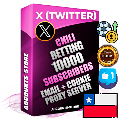 Professional Chilean PREMIUM X (Twitter) accounts of manual registration and farming for the SPORTS BETTING niche with high trust history photos and tweets — fully themed and optimized for SPORTS BETTING advertising and promotion — 10000 niche-related live active followers 2009–2014 registration year Verified Email (Included) + Cookie JSON for secure import and login to the account + User Agent + High-quality filling (Photo Header Posts). Fully ready for targeted campaigns and ad launches from any country. Perfectly hold ads without bans. Ideal for any earning schemes affiliate promotions and marketing projects. Quality unlimited IPv4 proxy server included. Professional Chilean PREMIUM X (Twitter) accounts of manual registration and farming for the SPORTS BETTING niche with high trust history photos and tweets — fully themed and optimized for SPORTS BETTING advertising and promotion — 10000 niche-related live active followers 2009–2014 registration year Verified Email (Included) + Cookie JSON for secure import and login to the account + User Agent + High-quality filling (Photo Header Posts). Fully ready for targeted campaigns and ad launches from any country. Perfectly hold ads without bans. Ideal for any earning schemes affiliate promotions and marketing projects. Quality unlimited IPv4 proxy server included.