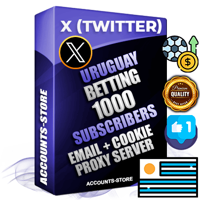 Professional Uruguayan PREMIUM X (Twitter) accounts of manual registration and farming for the SPORTS BETTING niche with high trust history photos and tweets — fully themed and optimized for SPORTS BETTING advertising and promotion — 1000 niche-related live active followers 2009–2014 registration year Verified Email (Included) + Cookie JSON for secure import and login to the account + User Agent + High-quality filling (Photo Header Posts). Fully ready for targeted campaigns and ad launches from any country. Perfectly hold ads without bans. Ideal for any earning schemes affiliate promotions and marketing projects. Quality unlimited IPv4 proxy server included. Professional Uruguayan PREMIUM X (Twitter) accounts of manual registration and farming for the SPORTS BETTING niche with high trust history photos and tweets — fully themed and optimized for SPORTS BETTING advertising and promotion — 1000 niche-related live active followers 2009–2014 registration year Verified Email (Included) + Cookie JSON for secure import and login to the account + User Agent + High-quality filling (Photo Header Posts). Fully ready for targeted campaigns and ad launches from any country. Perfectly hold ads without bans. Ideal for any earning schemes affiliate promotions and marketing projects. Quality unlimited IPv4 proxy server included.