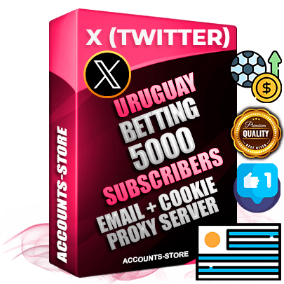 Professional Uruguayan PREMIUM X (Twitter) accounts of manual registration and farming for the SPORTS BETTING niche with high trust history photos and tweets — fully themed and optimized for SPORTS BETTING advertising and promotion — 5000 niche-related live active followers 2009–2014 registration year Verified Email (Included) + Cookie JSON for secure import and login to the account + User Agent + High-quality filling (Photo Header Posts). Fully ready for targeted campaigns and ad launches from any country. Perfectly hold ads without bans. Ideal for any earning schemes affiliate promotions and marketing projects. Quality unlimited IPv4 proxy server included.