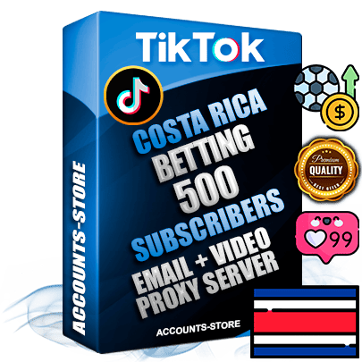 Professional Costa Rican PREMIUM TikTok accounts of manual registration and farming for the SPORTS BETTING niche with high trust history profile photos and videos — fully themed and optimized for SPORTS BETTING advertising and promotion — 500 niche-related live active subscribers 2018–2022 registration years Verified Email (included) + Cookie JSON for secure import and login to the account + User Agent + high-quality content filling (profile photo banner and videos). Fully ready for targeted campaigns and ad launches from any country. Perfectly holds ads without bans. Ideal for any earning schemes affiliate promotions and marketing projects. Quality unlimited IPv4 proxy server included. Professional Costa Rican PREMIUM TikTok accounts of manual registration and farming for the SPORTS BETTING niche with high trust history profile photos and videos — fully themed and optimized for SPORTS BETTING advertising and promotion — 500 niche-related live active subscribers 2018–2022 registration years Verified Email (included) + Cookie JSON for secure import and login to the account + User Agent + high-quality content filling (profile photo banner and videos). Fully ready for targeted campaigns and ad launches from any country. Perfectly holds ads without bans. Ideal for any earning schemes affiliate promotions and marketing projects. Quality unlimited IPv4 proxy server included.