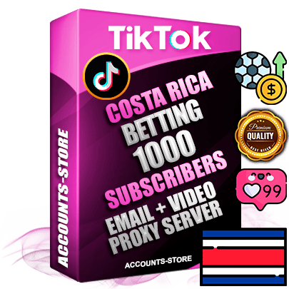 Professional Costa Rican PREMIUM TikTok accounts of manual registration and farming for the SPORTS BETTING niche with high trust history profile photos and videos — fully themed and optimized for SPORTS BETTING advertising and promotion — 1000 niche-related live active subscribers 2018–2022 registration years Verified Email (included) + Cookie JSON for secure import and login to the account + User Agent + high-quality content filling (profile photo banner and videos). Fully ready for targeted campaigns and ad launches from any country. Perfectly holds ads without bans. Ideal for any earning schemes affiliate promotions and marketing projects. Quality unlimited IPv4 proxy server included.