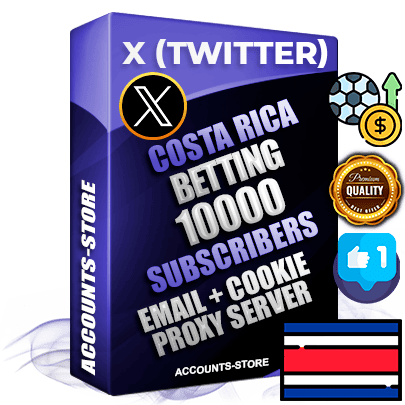 Professional Costa Rican PREMIUM X (Twitter) accounts of manual registration and farming for the SPORTS BETTING niche with high trust history photos and tweets — fully themed and optimized for SPORTS BETTING advertising and promotion — 10000 niche-related live active followers 2009–2014 registration year Verified Email (Included) + Cookie JSON for secure import and login to the account + User Agent + High-quality filling (Photo Header Posts). Fully ready for targeted campaigns and ad launches from any country. Perfectly hold ads without bans. Ideal for any earning schemes affiliate promotions and marketing projects. Quality unlimited IPv4 proxy server included.