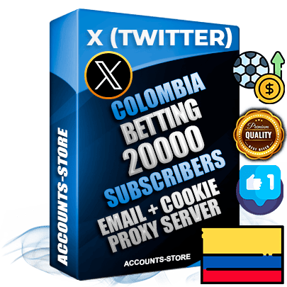 Professional Colombian PREMIUM X (Twitter) accounts of manual registration and farming for the SPORTS BETTING niche with high trust history photos and tweets — fully themed and optimized for SPORTS BETTING advertising and promotion — 20000 niche-related live active followers 2009–2014 registration year Verified Email (Included) + Cookie JSON for secure import and login to the account + User Agent + High-quality filling (Photo Header Posts). Fully ready for targeted campaigns and ad launches from any country. Perfectly hold ads without bans. Ideal for any earning schemes affiliate promotions and marketing projects. Quality unlimited IPv4 proxy server included. Professional Colombian PREMIUM X (Twitter) accounts of manual registration and farming for the SPORTS BETTING niche with high trust history photos and tweets — fully themed and optimized for SPORTS BETTING advertising and promotion — 20000 niche-related live active followers 2009–2014 registration year Verified Email (Included) + Cookie JSON for secure import and login to the account + User Agent + High-quality filling (Photo Header Posts). Fully ready for targeted campaigns and ad launches from any country. Perfectly hold ads without bans. Ideal for any earning schemes affiliate promotions and marketing projects. Quality unlimited IPv4 proxy server included.