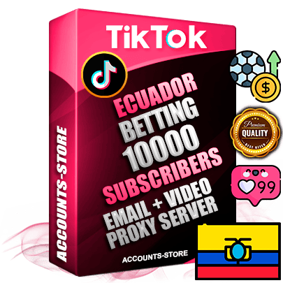 Professional Ecuadorian PREMIUM TikTok accounts of manual registration and farming for the SPORTS BETTING niche with high trust history profile photos and videos — fully themed and optimized for SPORTS BETTING advertising and promotion — 10000 niche-related live active subscribers 2018–2022 registration years Verified Email (included) + Cookie JSON for secure import and login to the account + User Agent + high-quality content filling (profile photo banner and videos). Fully ready for targeted campaigns and ad launches from any country. Perfectly holds ads without bans. Ideal for any earning schemes affiliate promotions and marketing projects. Quality unlimited IPv4 proxy server included. Professional Ecuadorian PREMIUM TikTok accounts of manual registration and farming for the SPORTS BETTING niche with high trust history profile photos and videos — fully themed and optimized for SPORTS BETTING advertising and promotion — 10000 niche-related live active subscribers 2018–2022 registration years Verified Email (included) + Cookie JSON for secure import and login to the account + User Agent + high-quality content filling (profile photo banner and videos). Fully ready for targeted campaigns and ad launches from any country. Perfectly holds ads without bans. Ideal for any earning schemes affiliate promotions and marketing projects. Quality unlimited IPv4 proxy server included.