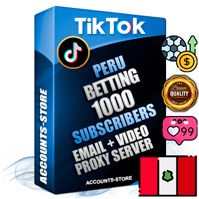 Professional Peruvian PREMIUM TikTok accounts of manual registration and farming for the SPORTS BETTING niche with high trust history profile photos and videos — fully themed and optimized for SPORTS BETTING advertising and promotion — 1000 niche-related live active subscribers 2018–2022 registration years Verified Email (included) + Cookie JSON for secure import and login to the account + User Agent + high-quality content filling (profile photo banner and videos). Fully ready for targeted campaigns and ad launches from any country. Perfectly holds ads without bans. Ideal for any earning schemes affiliate promotions and marketing projects. Quality unlimited IPv4 proxy server included. Professional Peruvian PREMIUM TikTok accounts of manual registration and farming for the SPORTS BETTING niche with high trust history profile photos and videos — fully themed and optimized for SPORTS BETTING advertising and promotion — 1000 niche-related live active subscribers 2018–2022 registration years Verified Email (included) + Cookie JSON for secure import and login to the account + User Agent + high-quality content filling (profile photo banner and videos). Fully ready for targeted campaigns and ad launches from any country. Perfectly holds ads without bans. Ideal for any earning schemes affiliate promotions and marketing projects. Quality unlimited IPv4 proxy server included.