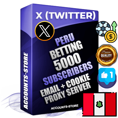 Professional Peruvian PREMIUM X (Twitter) accounts of manual registration and farming for the SPORTS BETTING niche with high trust history photos and tweets — fully themed and optimized for SPORTS BETTING advertising and promotion — 5000 niche-related live active followers 2009–2014 registration year Verified Email (Included) + Cookie JSON for secure import and login to the account + User Agent + High-quality filling (Photo Header Posts). Fully ready for targeted campaigns and ad launches from any country. Perfectly hold ads without bans. Ideal for any earning schemes affiliate promotions and marketing projects. Quality unlimited IPv4 proxy server included. Professional Peruvian PREMIUM X (Twitter) accounts of manual registration and farming for the SPORTS BETTING niche with high trust history photos and tweets — fully themed and optimized for SPORTS BETTING advertising and promotion — 5000 niche-related live active followers 2009–2014 registration year Verified Email (Included) + Cookie JSON for secure import and login to the account + User Agent + High-quality filling (Photo Header Posts). Fully ready for targeted campaigns and ad launches from any country. Perfectly hold ads without bans. Ideal for any earning schemes affiliate promotions and marketing projects. Quality unlimited IPv4 proxy server included.