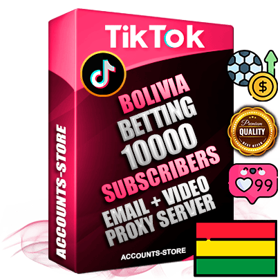 Professional Bolivian PREMIUM TikTok accounts of manual registration and farming for the SPORTS BETTING niche with high trust history profile photos and videos — fully themed and optimized for SPORTS BETTING advertising and promotion — 10000 niche-related live active subscribers 2018–2022 registration years Verified Email (included) + Cookie JSON for secure import and login to the account + User Agent + high-quality content filling (profile photo banner and videos). Fully ready for targeted campaigns and ad launches from any country. Perfectly holds ads without bans. Ideal for any earning schemes affiliate promotions and marketing projects. Quality unlimited IPv4 proxy server included.