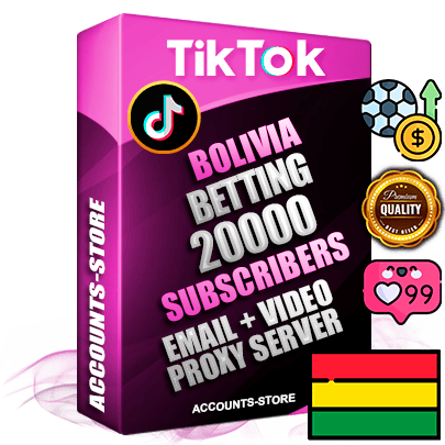 Professional Bolivian PREMIUM TikTok accounts of manual registration and farming for the SPORTS BETTING niche with high trust history profile photos and videos — fully themed and optimized for SPORTS BETTING advertising and promotion — 20000 niche-related live active subscribers 2018–2022 registration years Verified Email (included) + Cookie JSON for secure import and login to the account + User Agent + high-quality content filling (profile photo banner and videos). Fully ready for targeted campaigns and ad launches from any country. Perfectly holds ads without bans. Ideal for any earning schemes affiliate promotions and marketing projects. Quality unlimited IPv4 proxy server included.