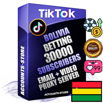 Professional Bolivian PREMIUM TikTok accounts of manual registration and farming for the SPORTS BETTING niche with high trust history profile photos and videos — fully themed and optimized for SPORTS BETTING advertising and promotion — 30000 niche-related live active subscribers 2018–2022 registration years Verified Email (included) + Cookie JSON for secure import and login to the account + User Agent + high-quality content filling (profile photo banner and videos). Fully ready for targeted campaigns and ad launches from any country. Perfectly holds ads without bans. Ideal for any earning schemes affiliate promotions and marketing projects. Quality unlimited IPv4 proxy server included.