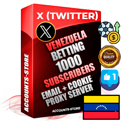 Professional Venezuelan PREMIUM X (Twitter) accounts of manual registration and farming for the SPORTS BETTING niche with high trust history photos and tweets — fully themed and optimized for SPORTS BETTING advertising and promotion — 1000 niche-related live active followers 2009–2014 registration year Verified Email (Included) + Cookie JSON for secure import and login to the account + User Agent + High-quality filling (Photo Header Posts). Fully ready for targeted campaigns and ad launches from any country. Perfectly hold ads without bans. Ideal for any earning schemes affiliate promotions and marketing projects. Quality unlimited IPv4 proxy server included.