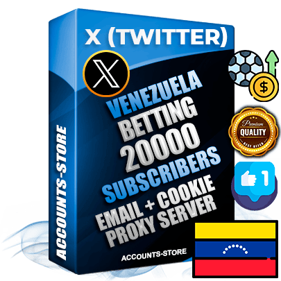Professional Venezuelan PREMIUM X (Twitter) accounts of manual registration and farming for the SPORTS BETTING niche with high trust history photos and tweets — fully themed and optimized for SPORTS BETTING advertising and promotion — 20000 niche-related live active followers 2009–2014 registration year Verified Email (Included) + Cookie JSON for secure import and login to the account + User Agent + High-quality filling (Photo Header Posts). Fully ready for targeted campaigns and ad launches from any country. Perfectly hold ads without bans. Ideal for any earning schemes affiliate promotions and marketing projects. Quality unlimited IPv4 proxy server included. Professional Venezuelan PREMIUM X (Twitter) accounts of manual registration and farming for the SPORTS BETTING niche with high trust history photos and tweets — fully themed and optimized for SPORTS BETTING advertising and promotion — 20000 niche-related live active followers 2009–2014 registration year Verified Email (Included) + Cookie JSON for secure import and login to the account + User Agent + High-quality filling (Photo Header Posts). Fully ready for targeted campaigns and ad launches from any country. Perfectly hold ads without bans. Ideal for any earning schemes affiliate promotions and marketing projects. Quality unlimited IPv4 proxy server included.