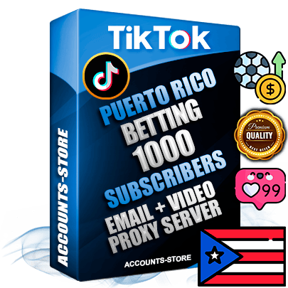Professional Puerto Rican PREMIUM TikTok accounts of manual registration and farming for the SPORTS BETTING niche with high trust history profile photos and videos — fully themed and optimized for SPORTS BETTING advertising and promotion — 1000 niche-related live active subscribers 2018–2022 registration years Verified Email (included) + Cookie JSON for secure import and login to the account + User Agent + high-quality content filling (profile photo banner and videos). Fully ready for targeted campaigns and ad launches from any country. Perfectly holds ads without bans. Ideal for any earning schemes affiliate promotions and marketing projects. Quality unlimited IPv4 proxy server included. Professional Puerto Rican PREMIUM TikTok accounts of manual registration and farming for the SPORTS BETTING niche with high trust history profile photos and videos — fully themed and optimized for SPORTS BETTING advertising and promotion — 1000 niche-related live active subscribers 2018–2022 registration years Verified Email (included) + Cookie JSON for secure import and login to the account + User Agent + high-quality content filling (profile photo banner and videos). Fully ready for targeted campaigns and ad launches from any country. Perfectly holds ads without bans. Ideal for any earning schemes affiliate promotions and marketing projects. Quality unlimited IPv4 proxy server included.
